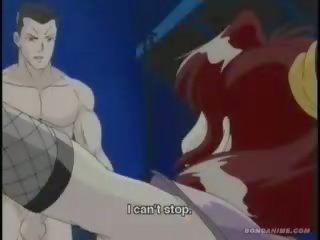Hentai anime ninja robeža un violated